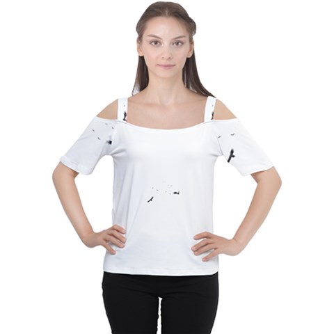 Fly Women s Cutout Shoulder Tee by Brittlevirginclothing