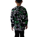 Green Valentine s day pattern Hooded Wind Breaker (Kids) View2