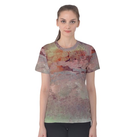 Sunrise Women s Cotton Tee by digitaldivadesigns