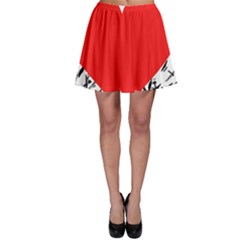 Red Valentine 2 Skater Skirt by Valentinaart