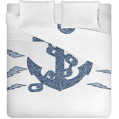 Anchor Pencil Drawing Art Duvet Cover Double Side (king Size) by picsaspassion