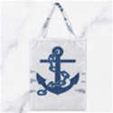 Blue Anchor Oil painting art Classic Tote Bag View1