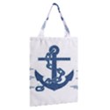 Blue Anchor Oil painting art Classic Tote Bag View2