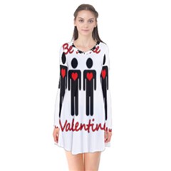 Be Mine Valentine Flare Dress by Valentinaart