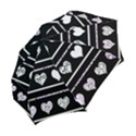 Elegant harts pattern Folding Umbrellas View2