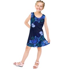 Blue Bubbles Kids  Tunic Dress by Valentinaart