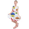 Corals and fish Kids  Short Sleeve Dress View1