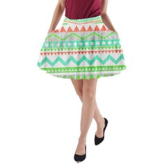 Cute Bohemian A-line Pocket Skirt by Brittlevirginclothing