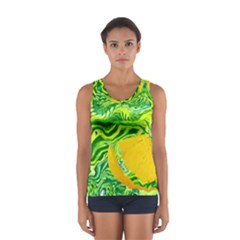 Zitro Abstract Sour Texture Food Women s Sport Tank Top  by Amaryn4rt