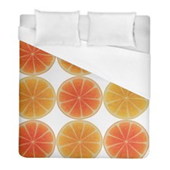 Orange Discs Orange Slices Fruit Duvet Cover (full/ Double Size) by Amaryn4rt