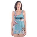 Pastel stars Skater Dress Swimsuit View1