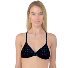 Stars Pattern Seamless Design Reversible Tri Bikini Top by Amaryn4rt