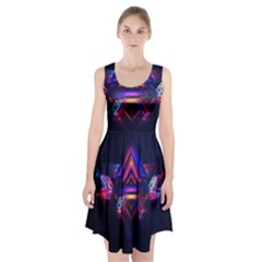 Abstract Desktop Backgrounds Racerback Midi Dress by Amaryn4rt