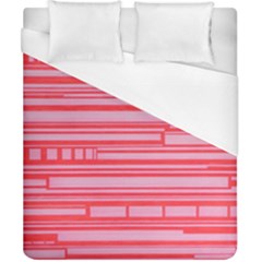 Index Red Pink Duvet Cover (california King Size) by Amaryn4rt