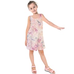 Pastel Diamond Kids  Sleeveless Dress by Brittlevirginclothing