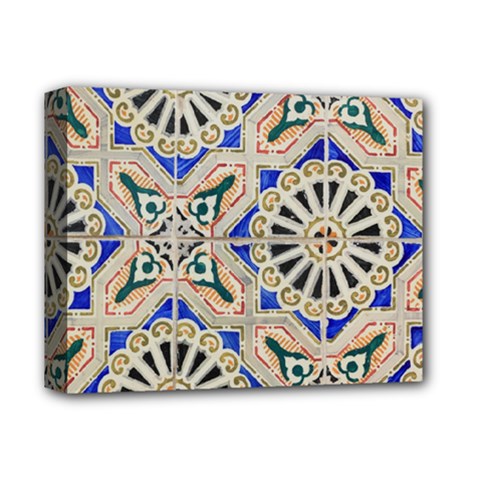 Ceramic Portugal Tiles Wall Deluxe Canvas 14  X 11  by Amaryn4rt