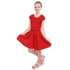 Just Red Kids  Short Sleeve Dress by Valentinaart