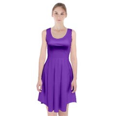 Purple Racerback Midi Dress by Valentinaart