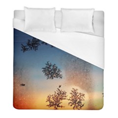 Hardest Frost Winter Cold Frozen Duvet Cover (full/ Double Size) by Amaryn4rt