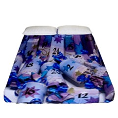 Advent Calendar Gifts Fitted Sheet (california King Size) by Nexatart