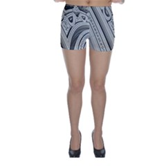 Arches Fractal Chaos Church Arch Skinny Shorts by Nexatart