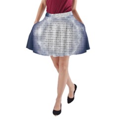 Binary Computer Technology Code A-line Pocket Skirt by Nexatart