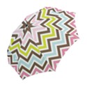 Chevrons Stripes Colors Background Folding Umbrellas View2