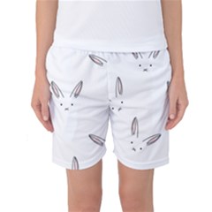 Cute Bunnies Women s Basketball Shorts by Brittlevirginclothing