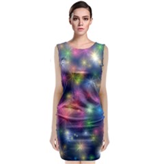 Abstract Background Graphic Design Sleeveless Velvet Midi Dress by Nexatart