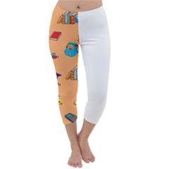 School Rocks! Capri Winter Leggings  by athenastemple