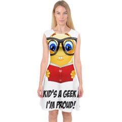 Geek Kid Capsleeve Midi Dress by athenastemple