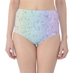 The Background Wallpaper Mosaic High-waist Bikini Bottoms by Nexatart