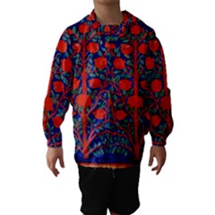 Tree Of Life Hooded Wind Breaker (kids) by Nexatart