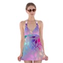 Colorful leaves Halter Swimsuit Dress View1