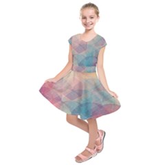 Colorful Light Kids  Short Sleeve Dress by Brittlevirginclothing