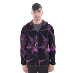 Fantasy Fractal 124 A Hooded Wind Breaker (men) by Fractalworld