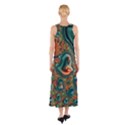 Painted Fractal Sleeveless Maxi Dress View2