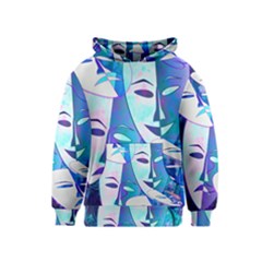 Abstract Mask Artwork Digital Art Kids  Pullover Hoodie by Nexatart