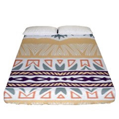 Tribal Design       Fitted Sheet (king Size) by LalyLauraFLM