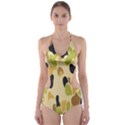 Army Camouflage Pattern Cut-Out One Piece Swimsuit View1