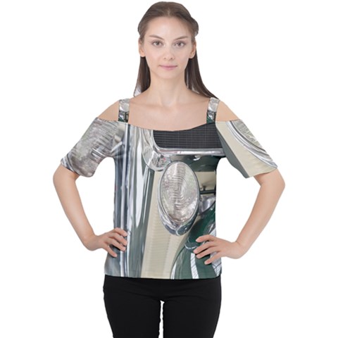 Auto Automotive Classic Spotlight Women s Cutout Shoulder Tee by Nexatart