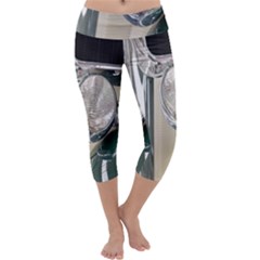 Auto Automotive Classic Spotlight Capri Yoga Leggings by Nexatart