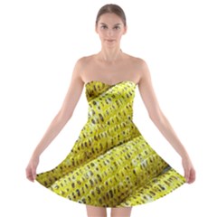 Corn Grilled Corn Cob Maize Cob Strapless Bra Top Dress by Nexatart