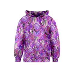 Flowers Abstract Digital Art Kids  Pullover Hoodie by Nexatart