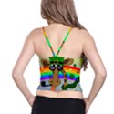 Irish giraffe Spaghetti Strap Bra Top View2