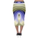 Fractal Eye Fantasy Digital Velvet Midi Pencil Skirt View2