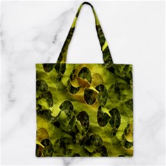 Olive Seamless Camouflage Pattern Zipper Grocery Tote Bag by Nexatart