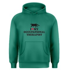 Green I Love My Occupational Therapist  Men s Pullover Hoodie by FunnySaying