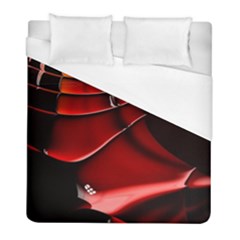 Red Black Fractal Mathematics Abstract Duvet Cover (full/ Double Size) by Amaryn4rt