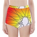 Spirituality Man Origin Lines High-Waisted Bikini Bottoms View1